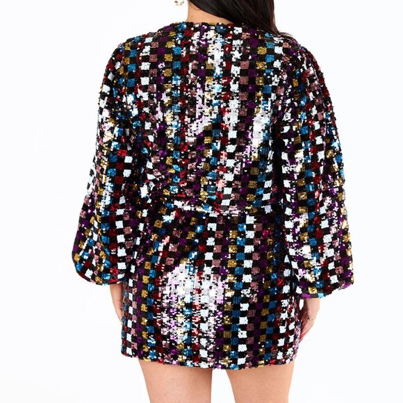 BUDDY LOVE Radiant Shine Adeline Kaleidoscope Dress NWT - Picture 4 of 12